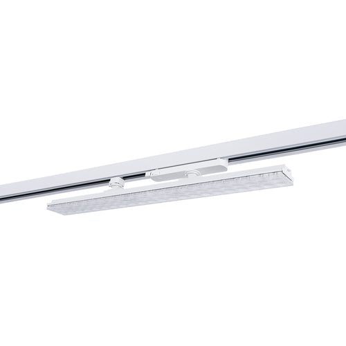 Faretto LED lineare orientabile a binario trifase - 20W - CCT - CRI90 - Driver KGP