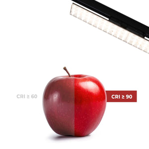 Proyector LED lineal orientable para carril trifásico 20W - CCT - CRI90 - Driver KGP - Barcelona Led-