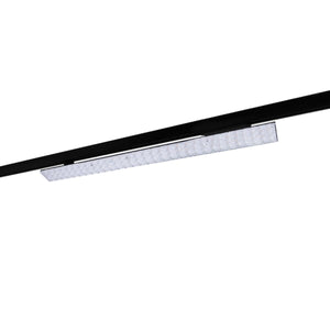 Proyector LED lineal orientable para carril trifásico 40W - CCT - CRI90 - Driver KGP - Barcelona Led-