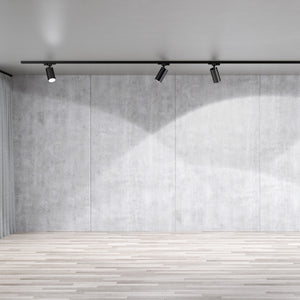 Carril monofásico de PVC para focos LED - Superficie - 2 metros (4)