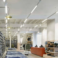 Linear adjustable LED spotlight for 3-phase track - 40W - CCT - CRI90 - KGP Driver 5