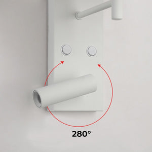 Aplique de pared para lectura con foco LED "NOAH" - 3,4W - Barcelona Led-Decoración