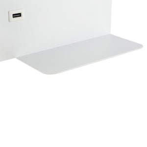 Aplique de pared para lectura con puerto USB "Kerta" - Iluminación doble - 3W+7W (68)
