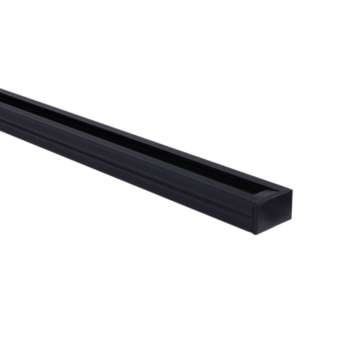 Rail monophasé en PVC pour spots LED - En saillie - 2 mètres