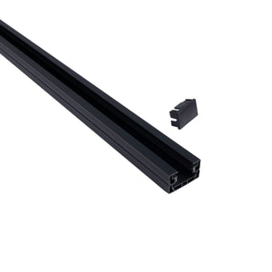 Carril monofásico de PVC para focos LED - Superficie - 2 metros - Barcelona Led-