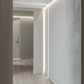 Perfil de aluminio de empotrar - Kit completo - 24,5 x 7mm - Tira LED hasta 12 mm - 2 metros 4