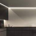 Perfil tira LED de superficie para esquinas - Con difusor - Kit completo - 15,8x15,8mm - Tira LED ≤ 10 mm - 2 metros 2