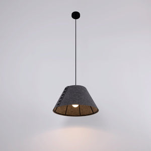 Lámpara acústica colgante "Gandal 40" - ø 40cm - Barcelona Led-Decoración