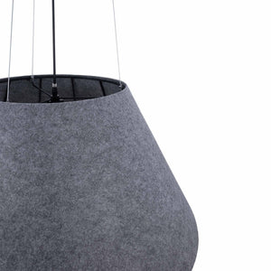 Lámpara acústica colgante "Gandal 70" - ø 70cm - Barcelona Led-Decoración