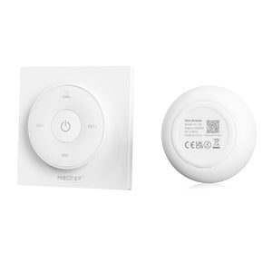 Panel controlador mini RF - Monocolor + CCT - Base magnética - Mi Light - Blanco (3)