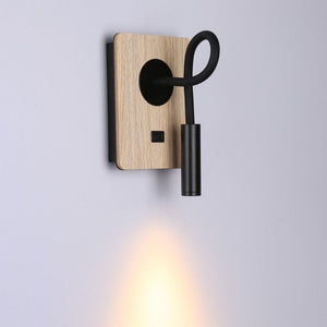 Pack x 2 - Aplique de pared flexible para lectura con puerto USB "LONDON USB" - Chip CREE - 3W - Barcelona Led-Decoración