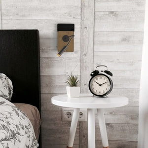 Pack x 2 - Aplique de pared flexible para lectura con puerto USB "LONDON USB" - Chip CREE - 3W - Barcelona Led-Decoración