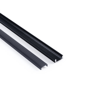 Perfil tira LED superficie - 17x8mm - Kit completo - 2 metros (26)