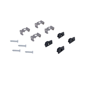 Perfil tira LED superficie - 17x8mm - Kit completo - 2 metros (24)