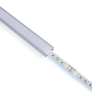 Perfil tira LED superficie - 17x8mm - Kit completo - 2 metros (9)