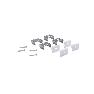 Perfil de aluminio para tira LED con difusor - Superficie - Kit completo - 18 x13mm - Tira LED ≤ 15 mm - 2 metros - Barcelona Led-