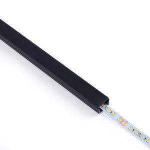 Perfil de aluminio para tira LED con difusor - Superficie - Kit completo - 18 x13mm - Tira LED ≤ 15 mm - 2 metros - Barcelona Led-