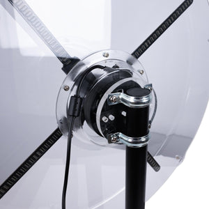Ventilador holográfico en 3D de mesa - Ø 52cm - 72W - Barcelona Led-Signage