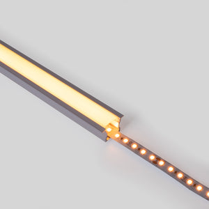 Perfil tira LED empotrable - 25x14mm - Kit completo - 2 metros - Barcelona Led-