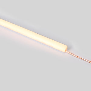 Perfil de aluminio de superficie para esquinas - Con difusor - Kit completo - 20x20mm - Tira LED hasta 10mm - 2 metros - Barcelona Led-