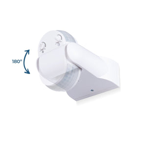Sensor de movimiento PIR de superficie 180°- IP54 - Barcelona Led-