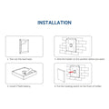 CCT RF Touch control panel - 4 zones - White - Mi-Light 4