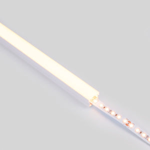 Perfil tira LED de superficie con difusor - Kit completo - 17,6x14,5mm - Tira LED ≤ 12 mm - 2 metros - Barcelona Led-