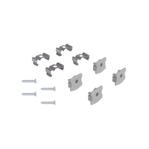 Perfil tira LED de superficie con difusor - Kit completo - 17,6x14,5mm - Tira LED ≤ 12 mm - 2 metros - Barcelona Led-