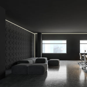 Perfil tira LED de superficie para esquinas - Con difusor - Kit completo - 15,8x15,8mm - Tira LED ≤ 10 mm - 2 metros (40)