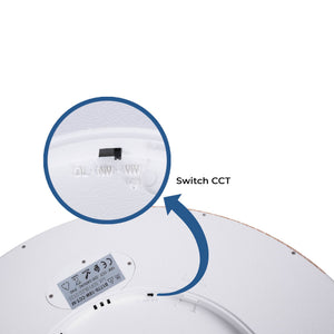 Plafón LED techo circular CCT 18W - IP40 (30)