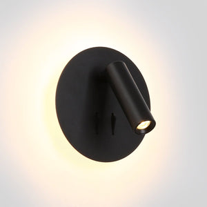 Aplique de pared para lectura "Quart" - Doble función - 3W+6W (1)