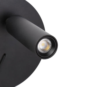 Aplique de pared para lectura "Quart" - Doble función - 3W+6W (12)