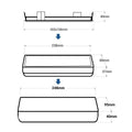 3W Emergency light - Autonomy 3h + recessed box - IP20 5