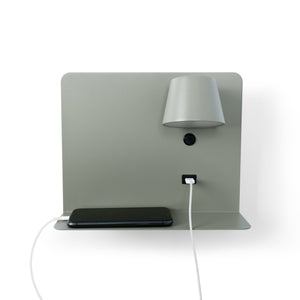 Aplique de pared para lectura con puerto USB "BASKOP" - 6W - Luz derecha (23)