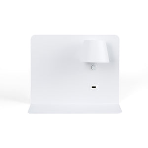 Aplique de pared para lectura con puerto USB "BASKOP" - 6W - Luz derecha (32)