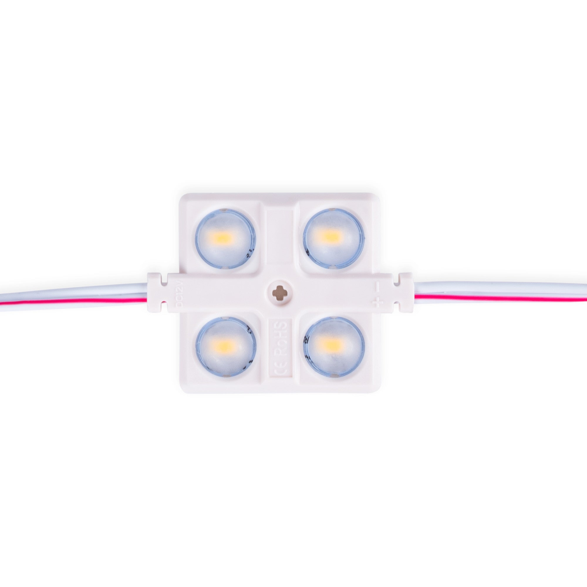 Módulo LED cuadrado para rótulos - 2W - 12V - IP65 - 160º
