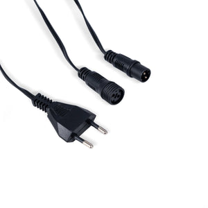 Guirnalda luces exterior 15 + 2 metros - 30 bombillas LED filamento E12 G40 1W - IP44 - Blanco cálido (8)