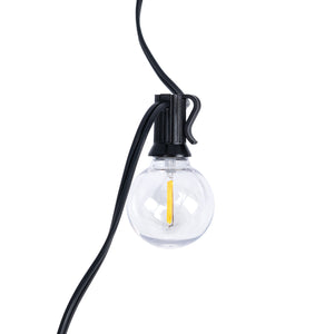 Guirnalda solar exterior - 25 Bombillas LED filamento E10 - IP44 - 9,2 metros (6)