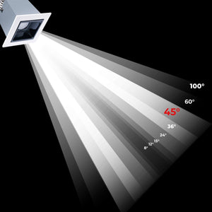 Foco lineal LED empotrable 2W - UGR18 - CRI90 - Chip OSRAM - Barcelona Led-
