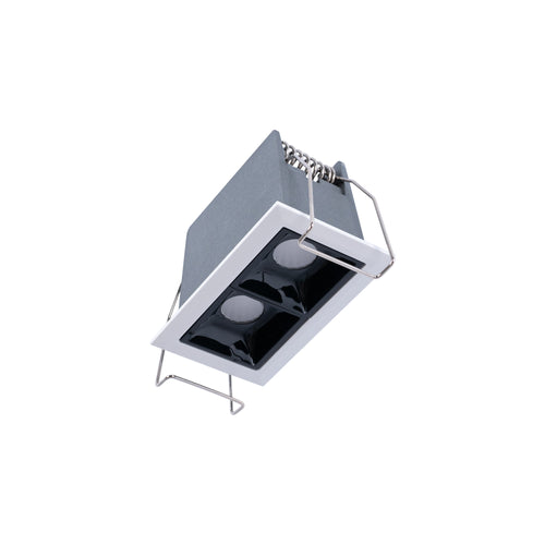 Downlight lineare LED da incasso 4W - UGR18 - CRI90 - Chip OSRAM