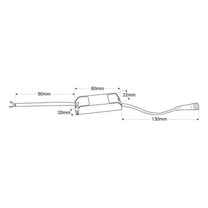 Foco lineal LED empotrable 2W - UGR18 - CRI90 - Chip OSRAM - Barcelona Led-