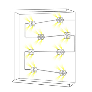 Módulo LED cuadrado para rótulos - 2W - 12V - IP65 - 160º - Barcelona Led-