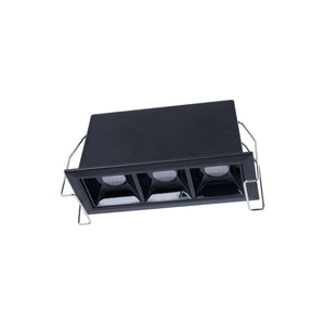 Foco lineal LED empotrable triple 6W - UGR18 - CRI90 - Chip OSRAM (9)