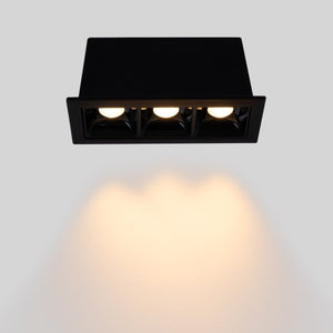 Foco lineal LED empotrable triple 6W - UGR18 - CRI90 - Chip OSRAM - Barcelona Led-