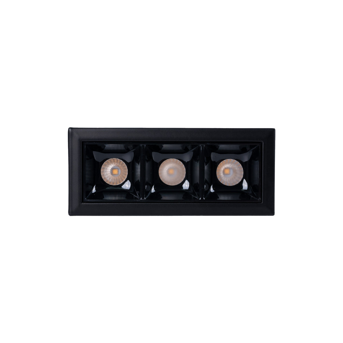 Foco lineal LED empotrable triple 6W - UGR18 - CRI90 - Chip OSRAM (1)
