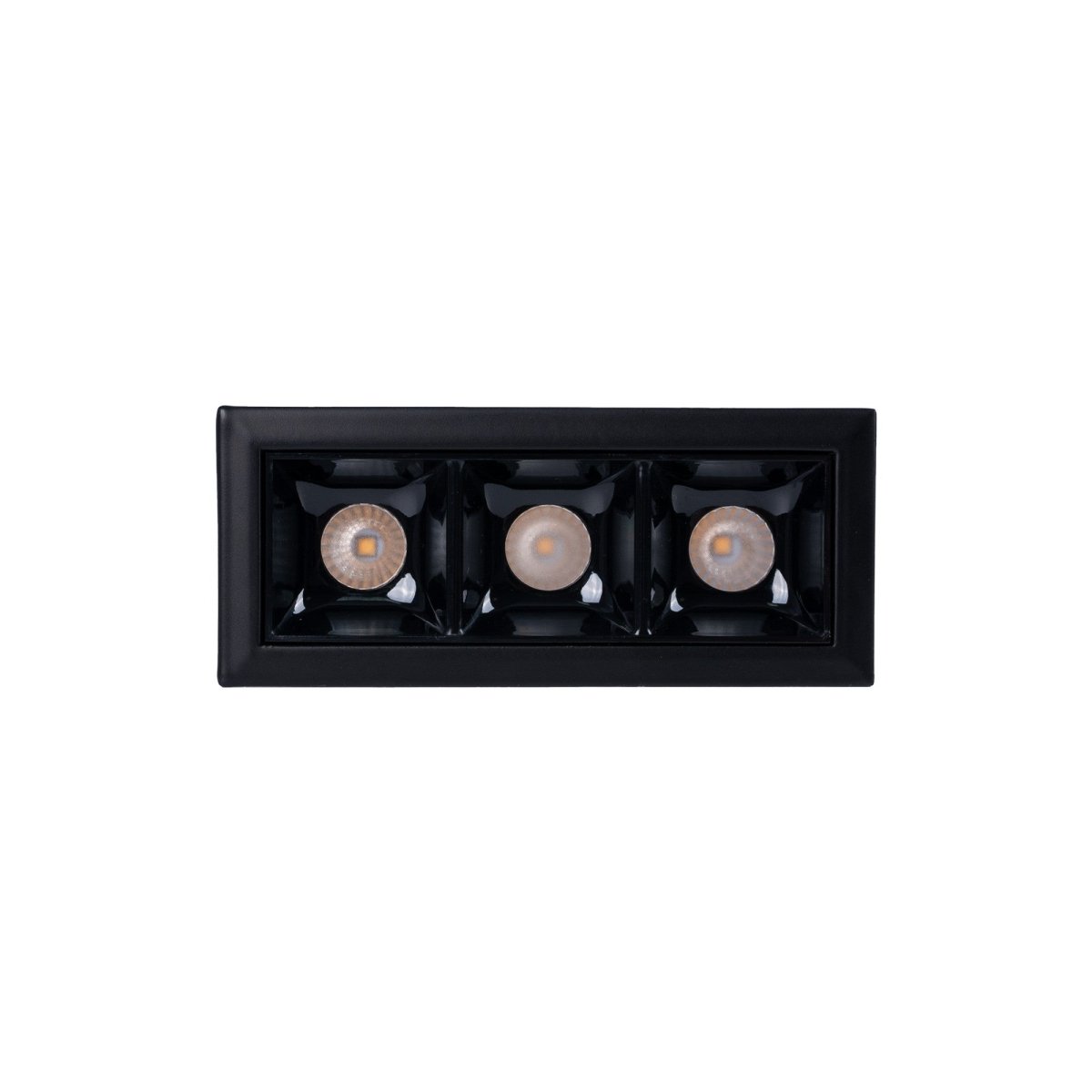 Foco lineal LED empotrable triple 6W - UGR18 - CRI90 - Chip OSRAM - Barcelona Led-