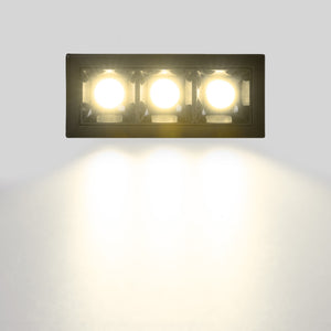 Foco lineal LED empotrable triple 6W - UGR18 - CRI90 - Chip OSRAM (14)