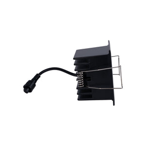 Downlight LED cuadrado empotrable 8W - Negro - 4 Focos - UGR18 - CRI90 - Chip OSRAM (5)