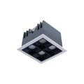Recessed Square LED Downlight 8W - 4 Lights - UGR18 - CRI90 - OSRAM Chip 5