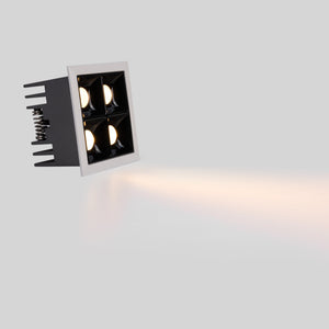 Downlight LED cuadrado empotrable 8W - Blanco - 4 Focos - UGR18 - CRI90 - Chip OSRAM (13)